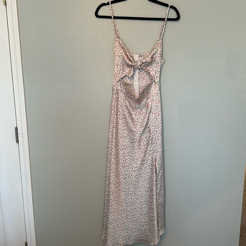 Petal and pup front tie open the out dress